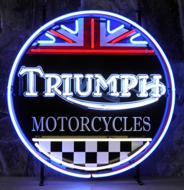 Triumph Motorcycles Neon Verlichting - 60 x 60 cm