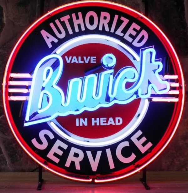 Buick Authorized Service Neon Verlichting - 60 x 60 cm