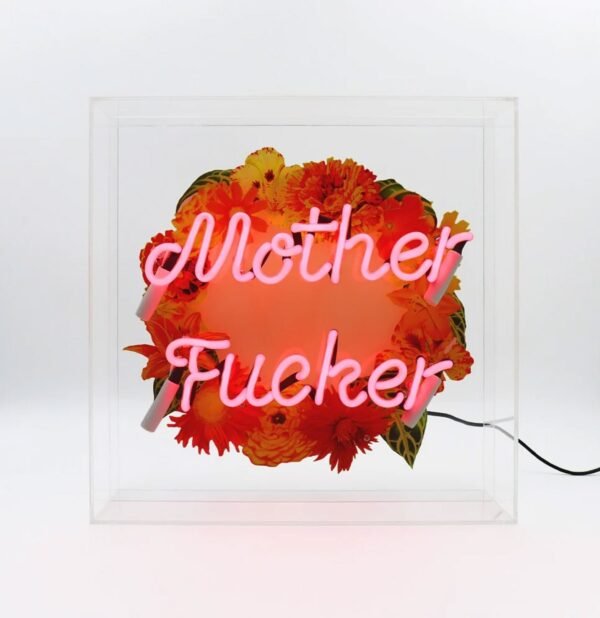 Glazen Neon Box - Mother F*cker - Large
