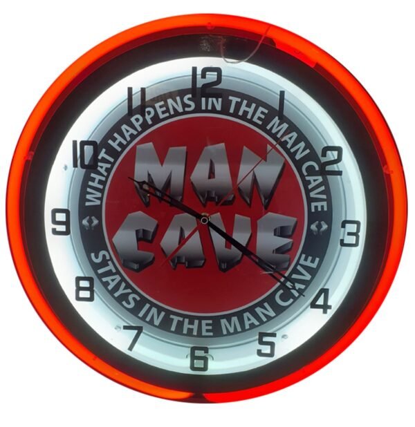 Mancave Neon Klok