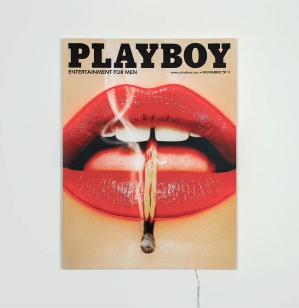Playboy Wall Art - Match Cover (LED Neon) - Standard