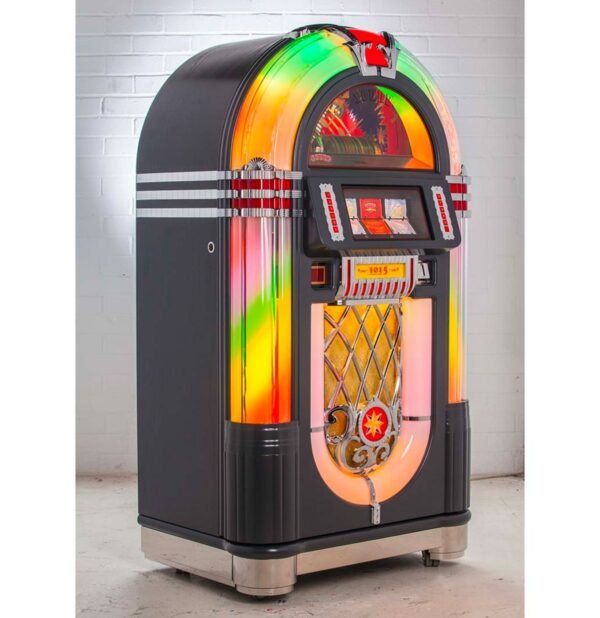 Sound Leisure 80-CD Jukebox 1015 - Houtnerf Black Ash Mat incl. Diamond Led Pack