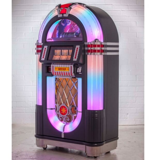 Sound Leisure Slim Line 80-CD Jukebox 1015 - Houtnerf Black Ash Mat
