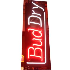 Budweiser 'Bud Dry' Neon Verlichting (Origineel)