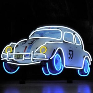 Herbie The Love Bug Neon Verlichting 75 x 45 cm