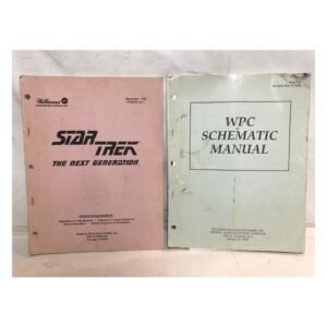 Star Trek Next Generation Flipperkast Handleiding - 1993